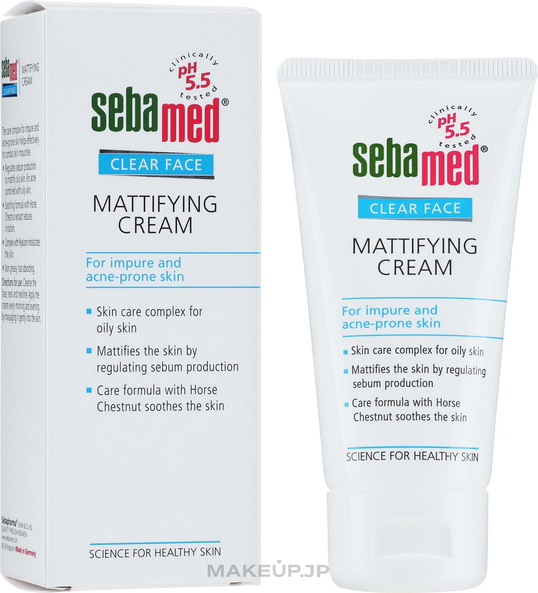 Mattifying Day Cream for Problem Skin - Sebamed Clear Face Mattifying Cream — photo 50 ml