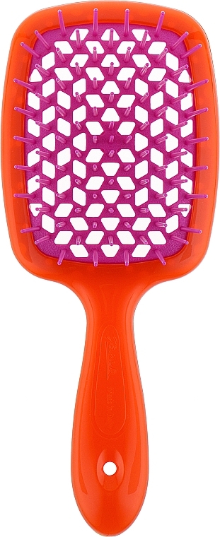 Hair Brush, Orange and Pink - Jäneke Superbrush — photo N1