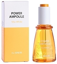 Brightening Face Serum - The Saem Power Ampoule Vita-White — photo N2