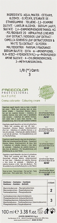 Ammonia-Free Hair Color - Oyster Cosmetics Freecolor Natura — photo N3