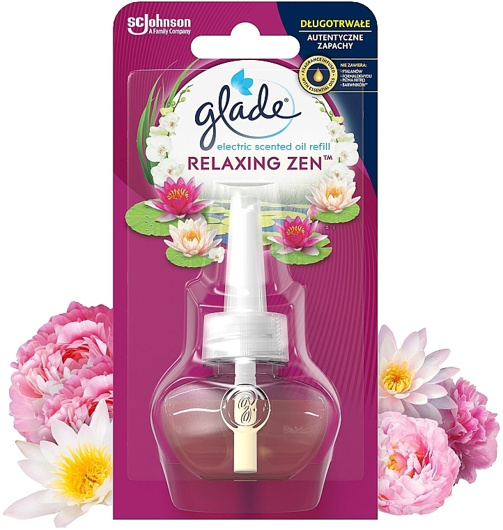 Electric Air Freshener - Glade Electric Scented Oil Relaxing Zen Refill (replacement unit) — photo N2