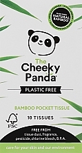 Fragrances, Perfumes, Cosmetics Dry Bamboo Face Wipes, 10 pcs - Cheeky Panda Bamboo Facial Tissue