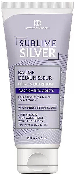 Anti-Yellow Conditioner - Institut Claude Bell Sublime Silver Brightening and Nourishing Rejuvenating Balm — photo N1
