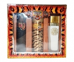 Fragrances, Perfumes, Cosmetics Cuba Jungle Tiger - Set (edp/100ml + b/spray/200ml + b/lot/130ml)