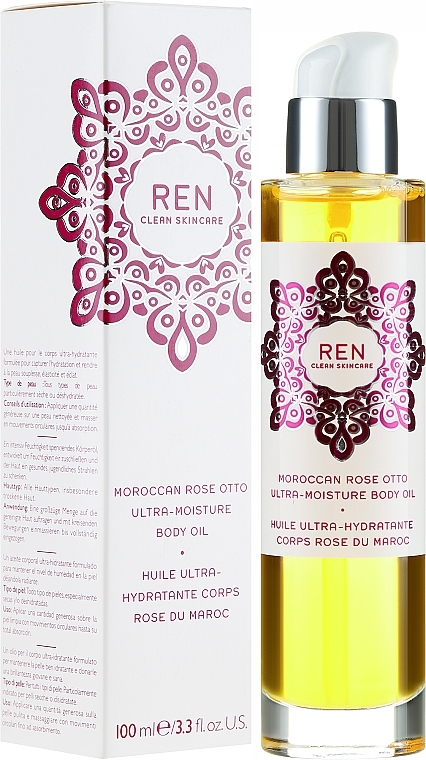 Body Oil - Ren Moroccan Rose Otto Ultra-Moisture Body Oil — photo N4