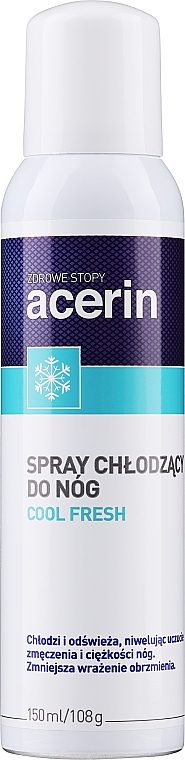 Foot Spray - Aflofarm Acerin Cool Fresh Feet Spray — photo N3