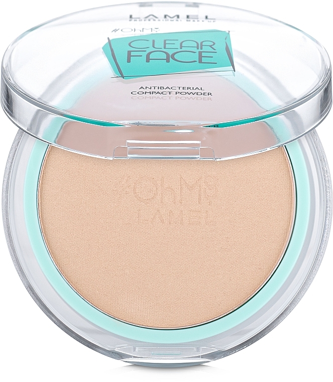 Compact Antibacterial Powder - LAMEL Make Up Clear Face Oh My Compact Powder — photo N1