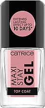 Fragrances, Perfumes, Cosmetics Gel Effect Top Coat - Catrice Maxi Stay Gel Top Coat