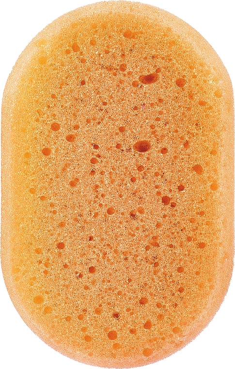 Shower Sponge, oval, orange - LULA — photo N1