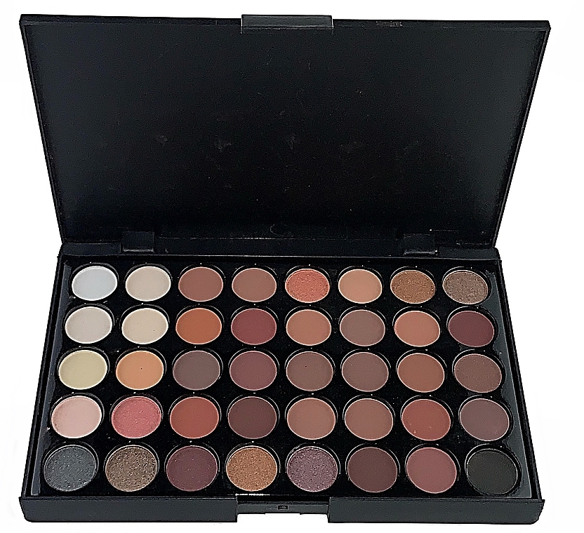 Professional Eyeshadpw Palette, 40 shades - King Rose — photo N1