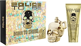 Police To Be Born To Shine For Men - Set (edt/40ml + shmp/100ml) — photo N1