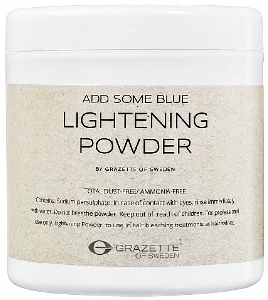 Hair Bleaching Powder, blue - Grazette Add Some Colour Blue Lightening Powder — photo N1