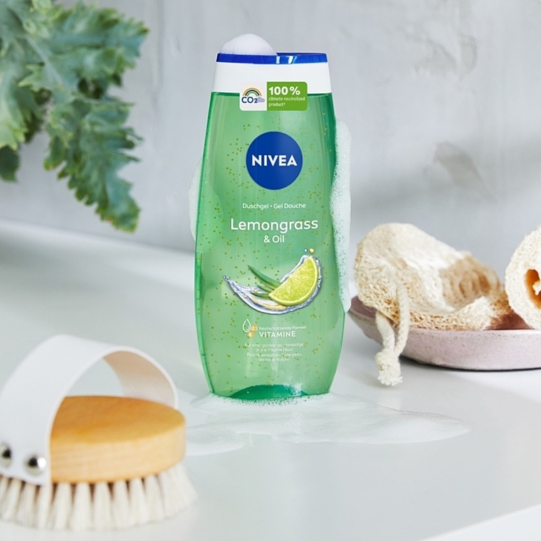 Shower Care Gel "Lemongrass & Oil" - NIVEA Bath Care Lemongrass And Oil — photo N4