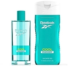 Reebok Cool Your Body - Set (edt/100ml+sh/gel/250ml+ bag/1pcs) — photo N2