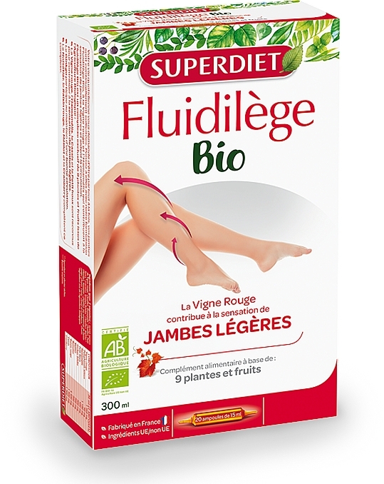 Dietary Supplement - Superdiet Organic Fluidilege Light Legs — photo N1