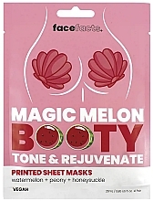 Fragrances, Perfumes, Cosmetics Watermelon Firming Buttocks Sheet Mask - Face Facts Magic Melon Booty Sheet Masks