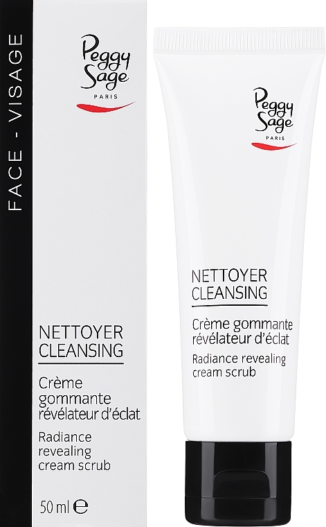 Facial Cream Scrub - Peggy Sage Nettoyer Cleansing Radiance Revealing Cream Scrub — photo N5