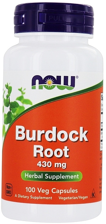 Dietary Supplement, 430mg - Now Foods Burdock Root — photo N8