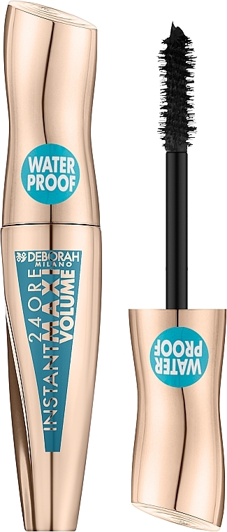 Lash Mascara - Deborah 24 Ore Istant Maxi Volume Waterproof — photo N1