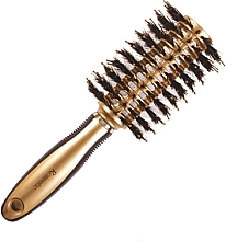 Round Hair Styling Brush, CR/RR-4020, golden - Christian — photo N1