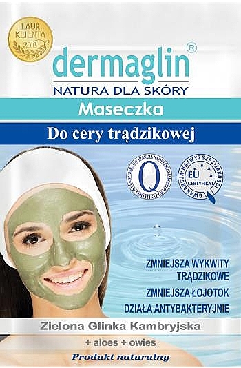 Anti-Acne Face Mask - Dermaglin — photo N1