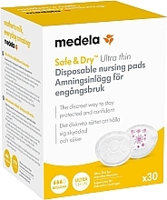 Fragrances, Perfumes, Cosmetics Disposable Breast Pads with Gel Filler, 30 pcs - Medela