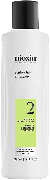 スカルプ＆ナチュラルヘア ケア シャンプー - Nioxin Pro Clinical System 2 Scalp + Hair Thickening Shampoo — photo N2