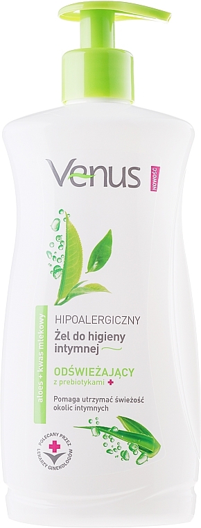 Intimate Wash Gel with Aloe Extract, with Dispenser - Venus Aloe Gel — photo N1