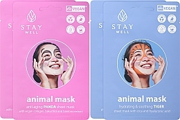 Set - Stay Well Animal Masks — photo N2