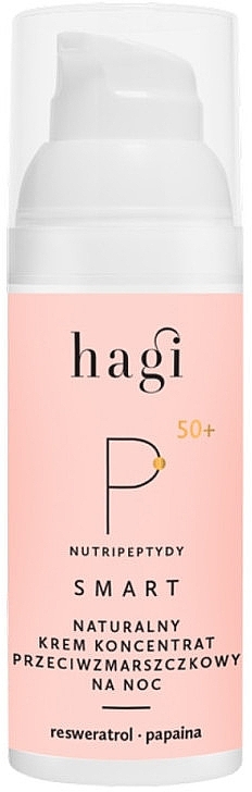 Night Face Cream - Hagi Smart P Nutripeptydy — photo N1