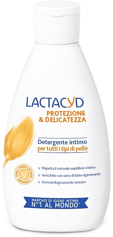 Intimate Hygiene Fluid 'Gentle Protection' - Lactacyd Detergente Intimo Protezione & Delicatezza — photo N1