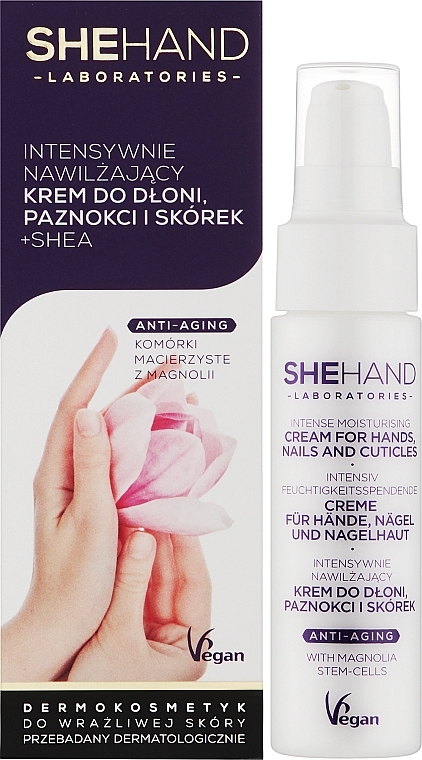 Intensive Moisturizing Hand & Nail Cream - SheHand Intense Moisturising Cream — photo N2