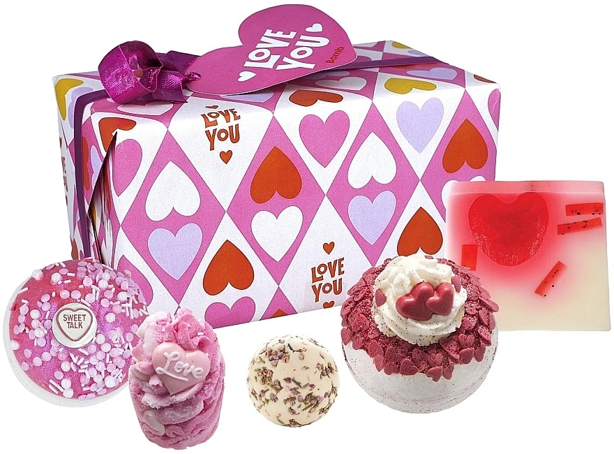 Set, 5 products - Bomb Cosmetics Love You Gift Pack — photo N1