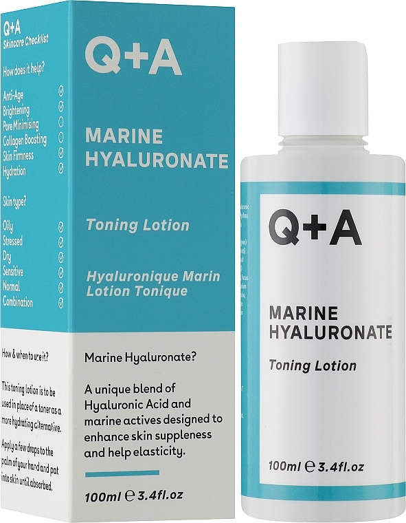 Facial Tonic - Q+A Marina Hyaluronic Toning Lotion — photo N2