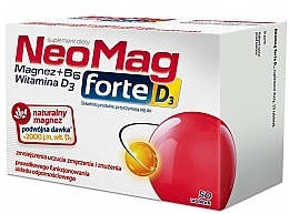 Fragrances, Perfumes, Cosmetics Dietary Supplement Tablets - Aflofarm NeoMag Forte D3