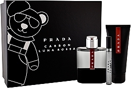 Fragrances, Perfumes, Cosmetics Prada Luna Rossa Carbon - Set (edt/100ml + sh/gel/100ml + edt/10ml)