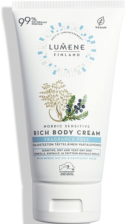 Rich Body Cream - Lumene Nordic Sensitive Rich Body Cream — photo N1