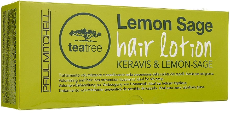 Anti Hair Loss Tea Tree & Lemon Lotion - Paul Mitchell Tea Tree Hair Lotion Keravis and Lemon–Sage — photo N4