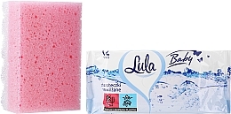 Baby Wipes 72 pcs+pink washcloth - LULA — photo N1