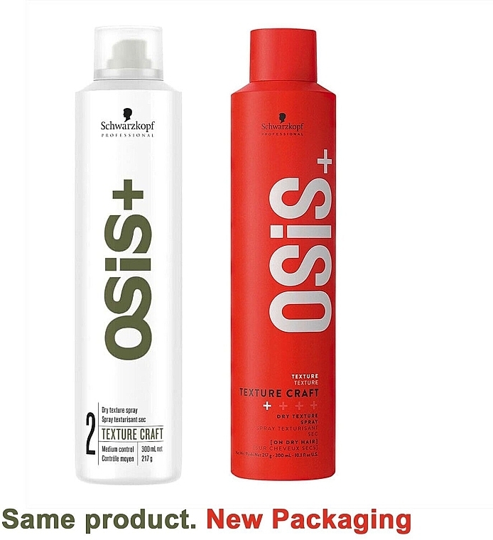 Texturizing Hair Dry Spray - Schwarzkopf Professional Osis+ Texture Craft — photo N3