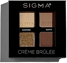 Eyeshadow Palette - Sigma Beauty Creme Brulee Eyeshadow Quad — photo N3