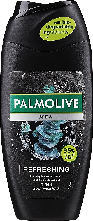 Men Shower Gel 'Northern Ocean' - Palmolive Refreshing Man Shower Gel 3in1 Body Face Hair — photo N1