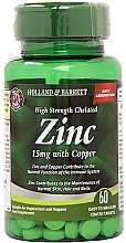 Fragrances, Perfumes, Cosmetics Zinc & Copper Dietary Supplement - Holland & Barrett High Strength Chelated Zinc With Copper 15mg