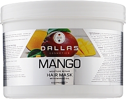 Fragrances, Perfumes, Cosmetics Moisturizing Hair Mask with Mango Oil - Dalas Cosmetics Moisture Repair Mask