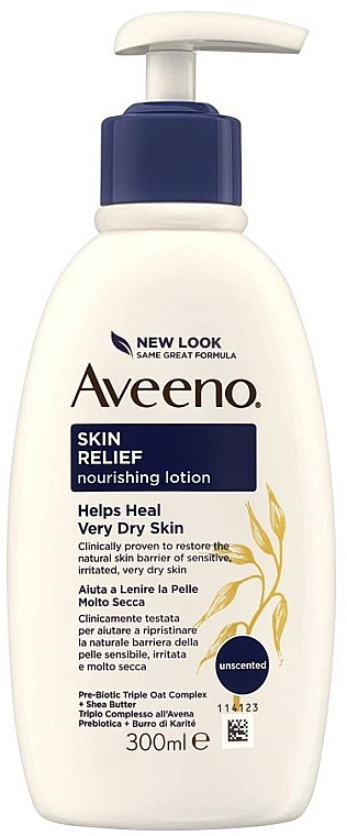 Very Dry Skin Nourishing Lotion - Aveeno Skin Relief Nourishing Lotion Helps Heal Very Dry Skin — photo N1