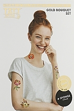 Fragrances, Perfumes, Cosmetics Temporary Tattoo - TATTon.me Gold Bouquet Set