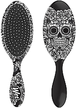 Fragrances, Perfumes, Cosmetics Hair Brush - Wet Brush Sugar Skull White Rose 