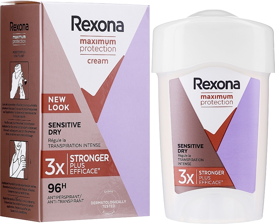 Deodorant Stick - Rexona Maximum Protection Sensitive Dry — photo N2