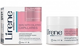 Fragrances, Perfumes, Cosmetics Moisturizing Firming Face Cream - Lirene Skin with Dilated Capillaries Strengthening Moisturising Cream