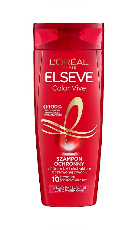 Colored Hair Shampoo - L'Oreal Paris Elseve Shampoo Color Vive — photo N1
